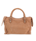 City Bag, &pound;575, Handbags, Pink, Suede, Back view